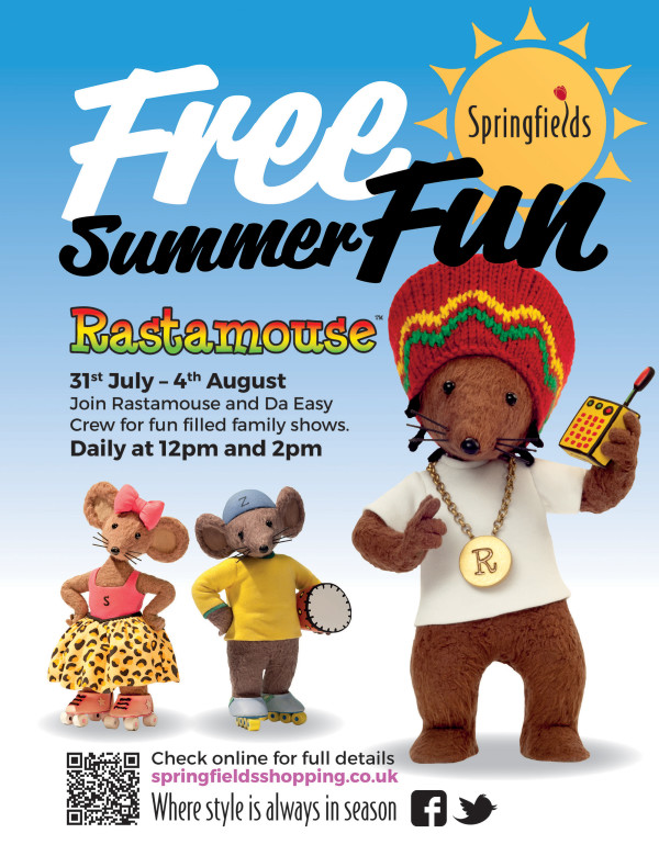 Rastamouse - Summer Fun Springfield Shopping 2017 Poster